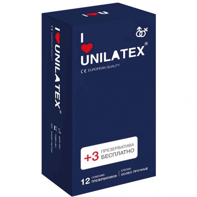 Презервативы "Unilatex" анальные, 15шт 