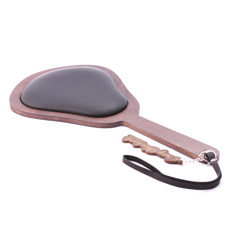 Паддл с мягкой подушечкой "Crazy Handmade" дерево + кожа 